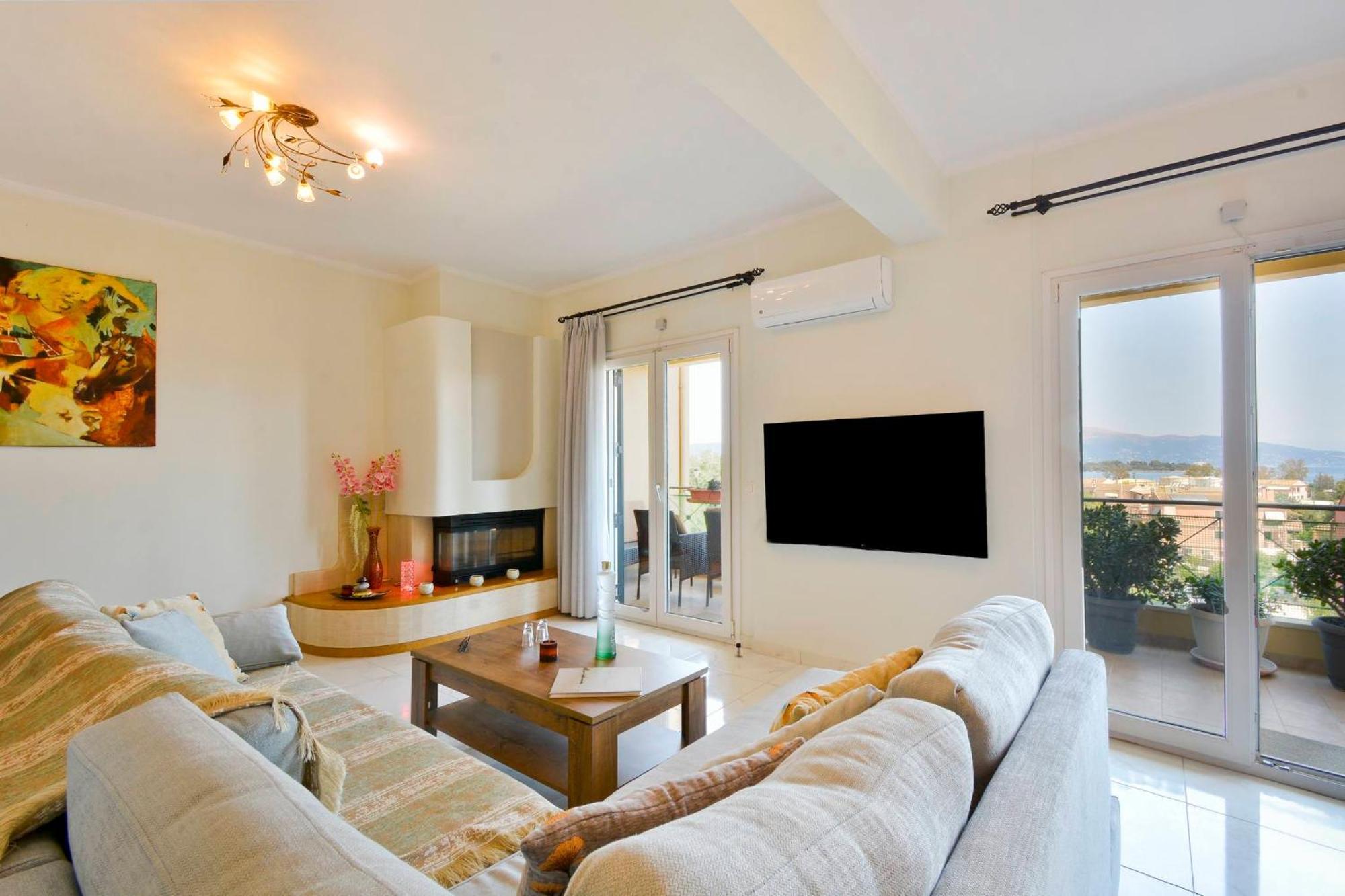 Corfu Seaty Apartment Potamós Buitenkant foto