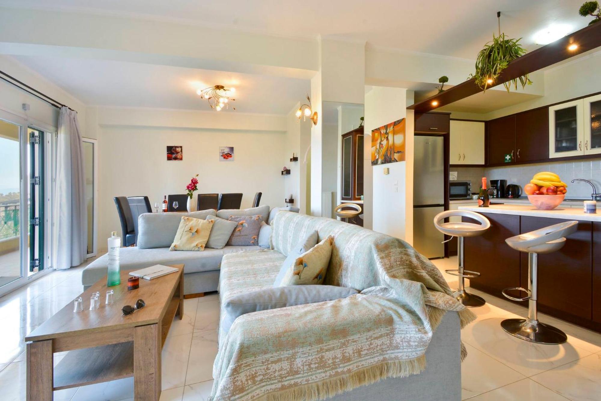 Corfu Seaty Apartment Potamós Buitenkant foto
